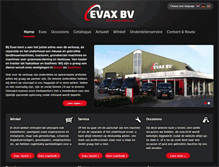 Tablet Screenshot of evax.nl